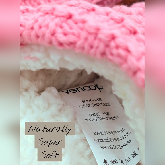 NWT VERLOO Knit Slide Slipper Sz W 9.5-12.5 / M 11 Golden Olive/Pink Colorblock - Picture 7 of 17